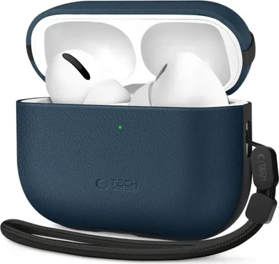 Immagine prodotto di Custodia protettiva per AirPods Pro 3, Tech-Protect NaturalFit, blu scuro