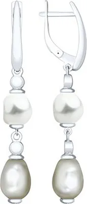 Produktbild von Sokolov Ohrhänger aus 925 Silber mit Perlen, Perlenohrringe für Damen