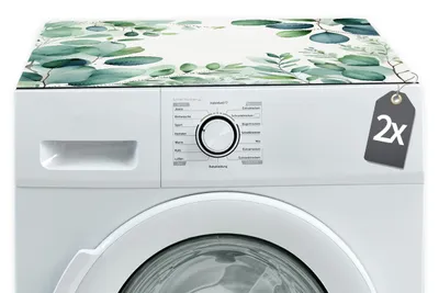 Produktbild von Waschmaschinenauflagen 2 Stk. Blätter 60 cm Textil-Finish waschbar