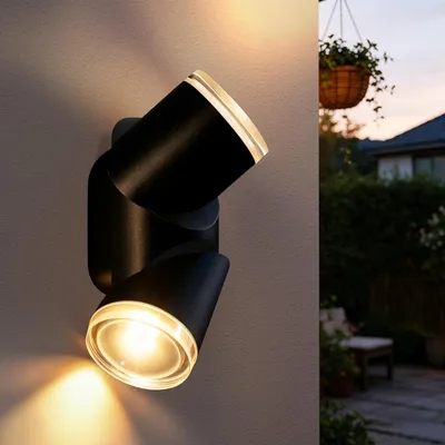 Zdjęcie produktu dla ZMH LED ŚwiatłoŚcienne LampaZewnętrzna 10W LampaElewacyjna IP65 ŚwiatłoGóraDół 3000K OświetlenieŚcienneDomowe Ogród Salon Balkon OświetlenieZewnętrzne