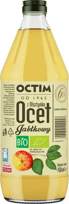 OCET JABŁKOWY 6 % NIEFILTROWANY BIO 750 ml - OCTIM