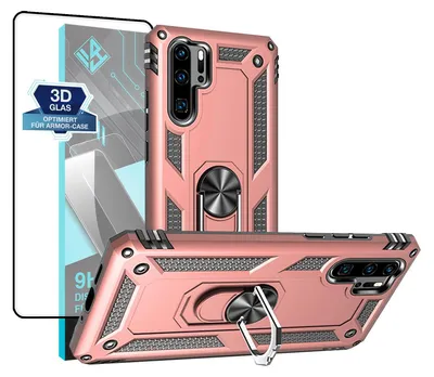 Produktbild von Armor Outdoor Handyhülle für Huawei P30 Pro Handy Panzer Case Schutzhülle mit 9H Displayglas Displayschutz Farbe: Rosegold