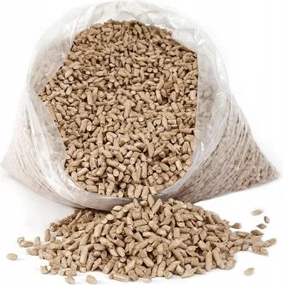 Produktbild von Pellets Katzenstreu Schwein Kaninchen 15Kg 40L Xxl Strohstreu
