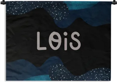Produktbild von MuchoWow® Wandteppich Wandbehang Lois - Pastell - Mädchen 150x112 cm Tapisserie Dekoration Wandtuch - Wanddecke - Wandteppiche