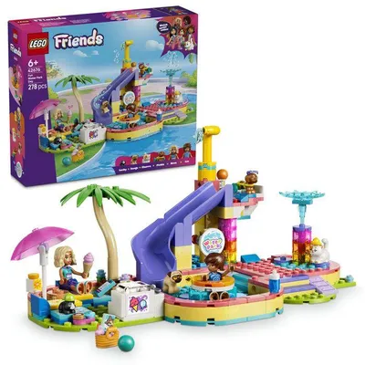 Immagine prodotto di LEGO Friends 42676 Una fantastica giornata al parco acquatico - Giocattolo in miniatura per bambini dai 6 anni - Decorazione
