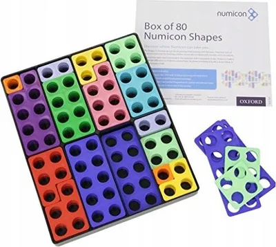 Obrázek produktu pro Numicon: Box of 80 Numicon Shapes