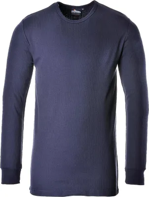 Image de Portwest B123 Langarm Thermo-T-Shirt Navy Gr. 4XL