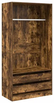Immagine prodotto di vidaXL Armadio rovere fumé 100x50x200 cm materiale a base di legno
