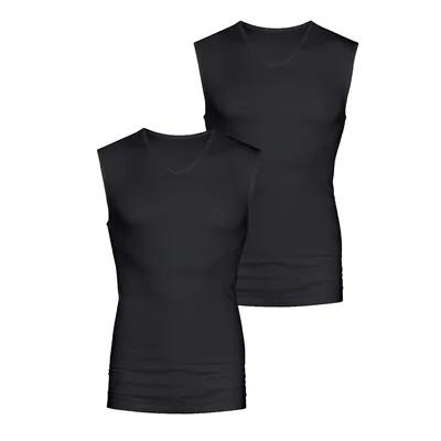 Produktbild von Mey 2er Pack Dry Baumwolle Unterhemd / Tanktop Körpernahe Passform, Breite Träger mit V-Ausschnitt, Mit Klimaanlage