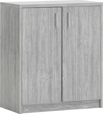 Produktbild von Kommode Spacio 84cm 2 Türen - Eiche grau