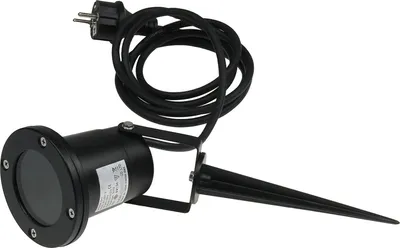 Produktbild von ChiliTec 21750 Gartenleuchte "CT-GS10", schwarz 230V, 1,5m Kabel+Erdspieß, GU10 Fassung