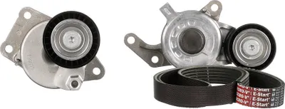 Produktbild von Gates K016PK1073EST Keilrippenriemensatz passend für PEUGEOT 3008 SUV (M) 308 SW II 508 SW I (8E) 5008 (0U, 0E) für OPEL GRANDLAND X (A18)