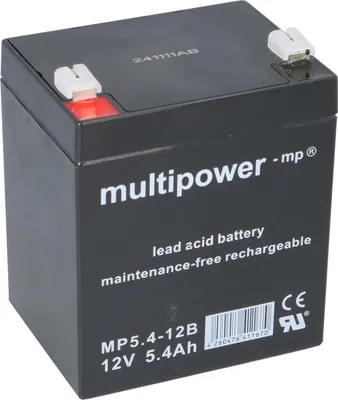 Immagine prodotto di Batteria al piombo Multipower MP 5.4 -12B 12V 5.4Ah