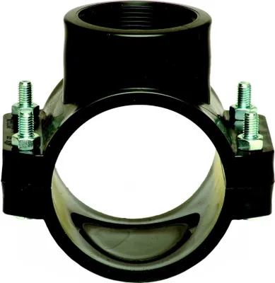 Produktbild von Unidelta PP Anbohrschelle mit Innengewinde (ohne Verstärkung) 25mm x 1/2"
