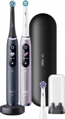Zdjęcie produktu dla Oral-B iO Series9 elektryczna szczoteczka do zębów dwupak+3końcówki 7trybów