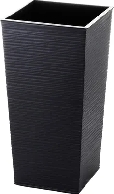 Produktbild von ENGELLAND Pflanzkübel WPC Blumentopf Schwarz
