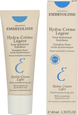 Produktbild von Embryolisse Hydra-Cream Light, Tages- & Nachtcreme, Frauen, Mischhaut, normale Haut, Gesicht, Elastizität, Feuchtigkeitsspendend, Feuchtigkeitsspendend, Aufpolsterung, Schutz, Auffrischend,..., 40 ml