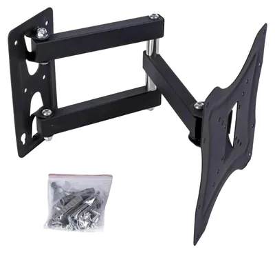 Image de Support TV, réglage entièrement orientable, compatible VESA, 14 à 42 pouces, 35 kg