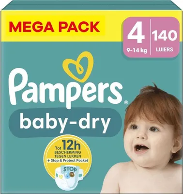 Produktbild von Pampers Pampers - Baby Dry - Größe 4 - 140 Stück