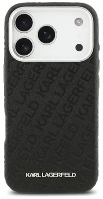 Produktbild von Karl Lagerfeld Gestempelte Karl Magsafe-handyhülle Für Iphone 17 Pro Schwarz  Schwarz One Size