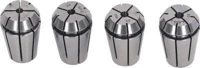 Image de Jeu de 4 pinces à ressort ERG20 pour machines de gravure, fraisage et tournage CNC, mandrins, haute précision