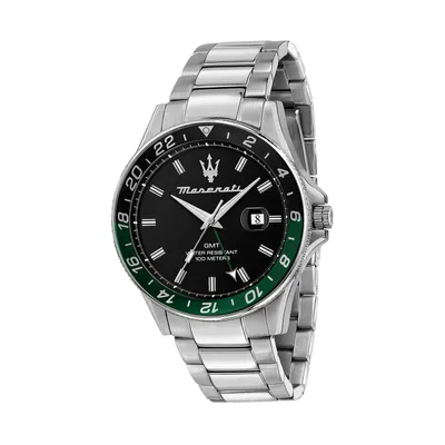 Image de Maserati montre-bracelet en acier inoxydable multifonction SFIDA hommes argent D2UMAR8853140005