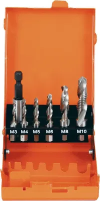 Produktbild von Projahn Kombi Gewindebohrer Bit Satz HSS-G 7-tlg. M3-M10