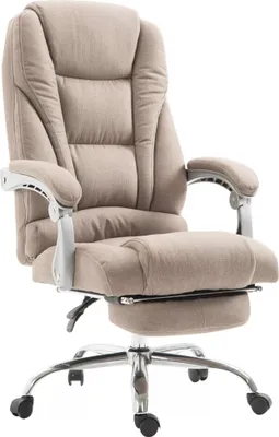 Produktbild von In And OutdoorMatch Bürostuhl Mallie - Taupe - Auf Rollen - Ergonomischer Bürostuhl - Stoff - Für Erwachsene - Höhenverstellbar