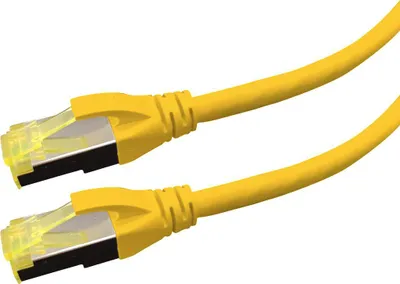 Produktbild von LOGON PREMIUM APR6A030Y, 3 m, Cat6a, S/FTP (S-STP), RJ-45, RJ-45, Gelb