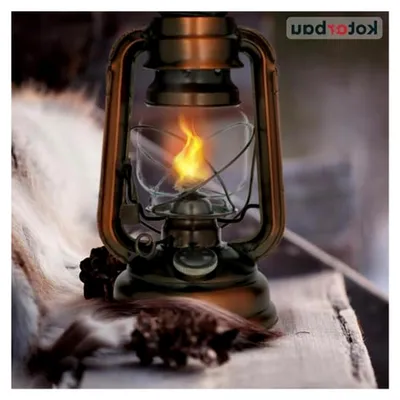 Produktbild von Öllampe Mit Dochthalter Petroleumlampe Befüllbar Antik Sturmlaterne Glaskolben Tischlampe Laterne Gartenlampe Bronze Stehen Hängen Oil lamp