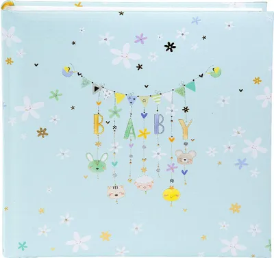 Produktbild von Goldbuch Fotoalbum Lullaby Line Boy Blau 25x25 cm