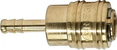 Produktbild von Riegler SchnellverschlusskupplungNW 7,2, Messing, connect-line, Tülle 6mm