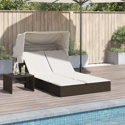 Immagine prodotto di Lettino da esterno - Letto per il giardino - Poltrona relax - Lettino prendisole - Sedia a sdraio - Schienale regolabile, 2 posizioni