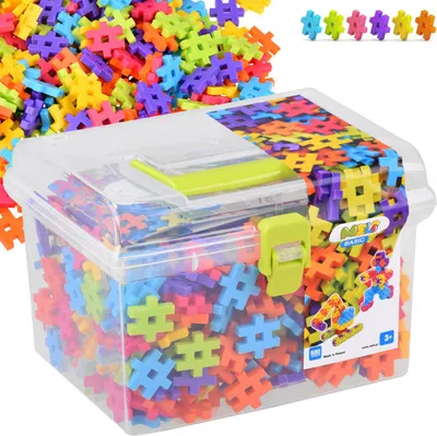 Produktbild von Klocki konstrukcyjne Meli Basic Travel Box 500 elementów.