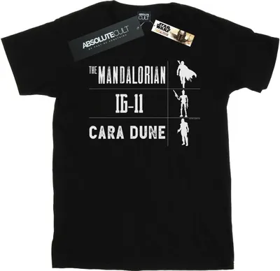 Produktbild von Star Wars - "The Mandalorian Warriors" T-Shirt für Herren BI47065 (XXL) (Schwarz)