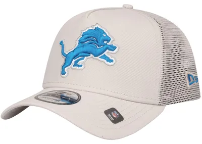 Produktbild von New Era A-Frame Mesh Trucker Cap - Detroit Lions stone
