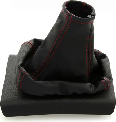 Produktbild von Schaltsack passend für Opel Signum Bj. 2003-2006 rote Naht Echtes Leder Neu
