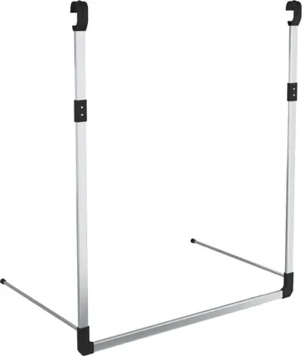 Obrázok produktu pre vidaXL Teleskopická tyč na oblečenie Silver