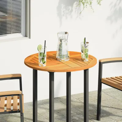 Immagine prodotto di Piano per Tavolo Ø70x2 cm Rotondo in Legno Massello di Acacia