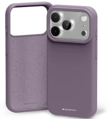 Produktbild von Silikonhülle „Mercury“ für iPhone 17 Pro, Lila