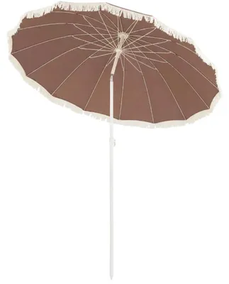 Immagine prodotto di Ombrellone da giardino con frange, modello NP13322CF, 215 cm, color beige