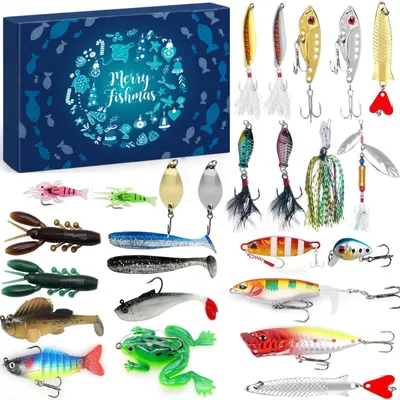 Angel-Adventskalender 2026 – 24 Köder für Angler