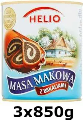 Zdjęcie produktu dla Masa makowa Helcom gotowa do wypieków 850 g