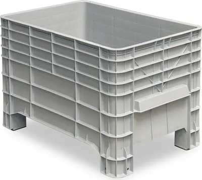 Produktbild von BRB Volumenbox mit 4 Füßen, LxBxH 1030 x 630 x 670 mm, Inhalt 276 Liter