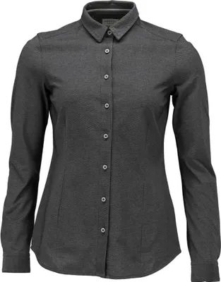 Produktbild von Mascot Hemd, moderne Damenpassform, Stretch Damenbluse Gr. 38, dunkelanthtazit/hellgrau-meliert