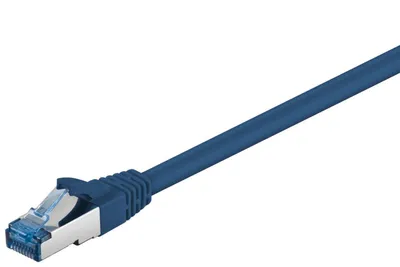 Image de Câble de raccordement CAT 6A, S/FTP (PiMF), bleu