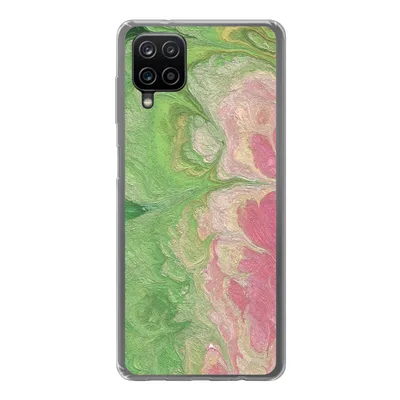 Produktbild von MuchoWow® Handyhülle Schutzhülle Hülle für Samsung Galaxy A12 Farbe - Kunst - Psychedelisch Silikon Softcase Handy Hülle - Bild