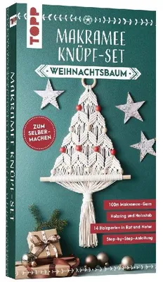Produktbild von Makramee Knüpf-Set Weihnachtsbaum