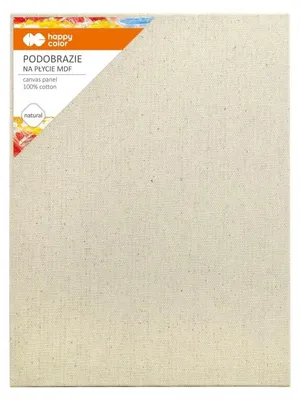 Image de Toile de coton 24x30cm naturel HAPPY COLOR