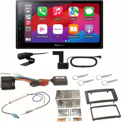 Produktbild von Pioneer SPH-DA77DAB CarPlay Android Auto Einbauset für T5 2003-2015 Multivan